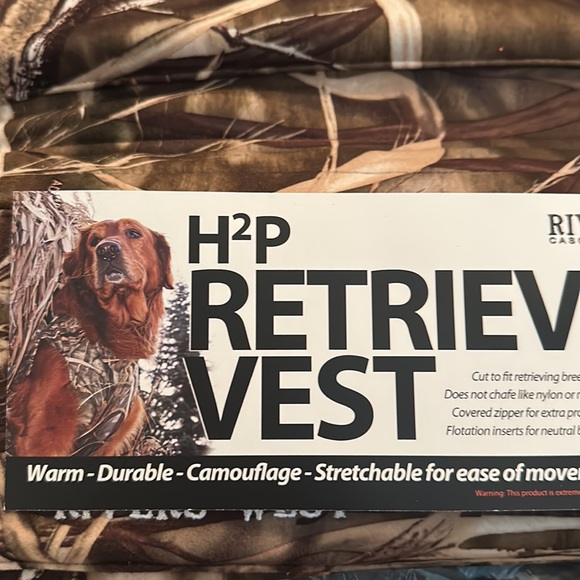H2P Retriever Hunting Vest by Rivers West L - Picture 1 of 15